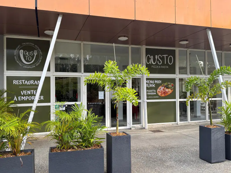 Aménagement et sols du restaurant Gusto